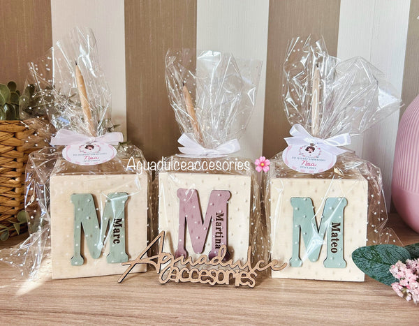 Portalápices de madera personalizados
