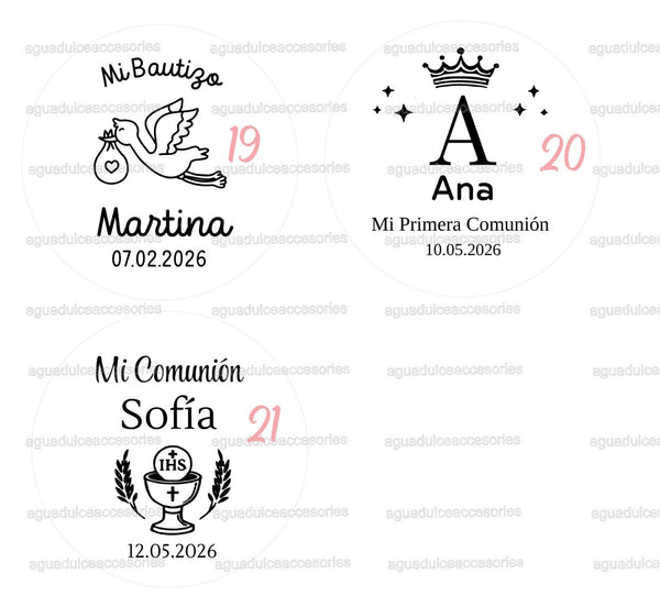 Vela aromática personalizada de cristal con tapa de bambú