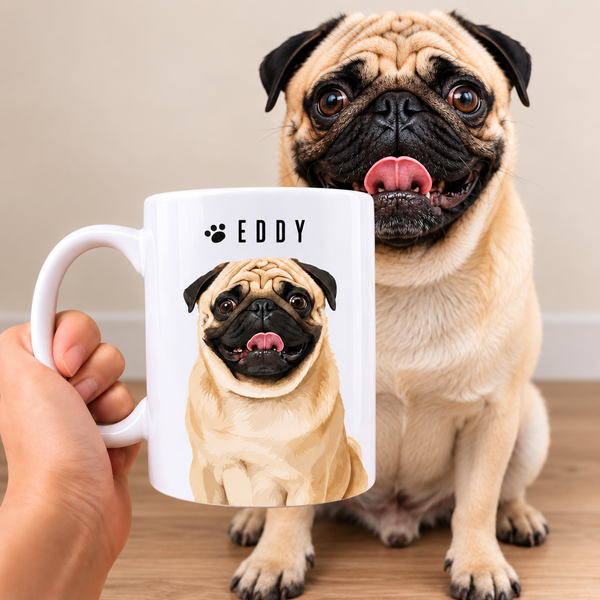 Taza mascota personalizada