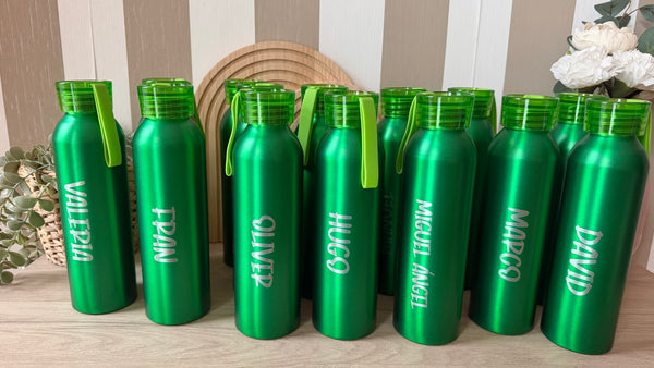 Botella de agua personalizada de 600ml ( mínimo 10 unidades )