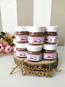 Nutella personalizada (mínimo 25 unidades )