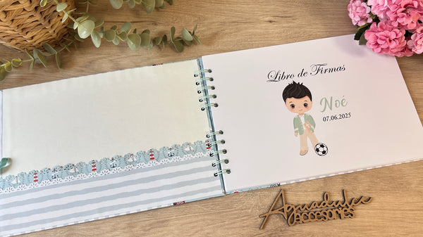 Libro de firma personalizado