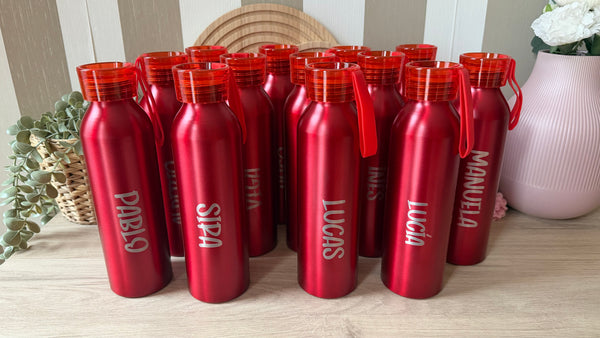 Botella de agua personalizada de 600ml ( mínimo 10 unidades )