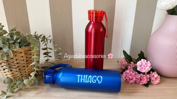 Botella de agua personalizada de 600ml ( mínimo 10 unidades )