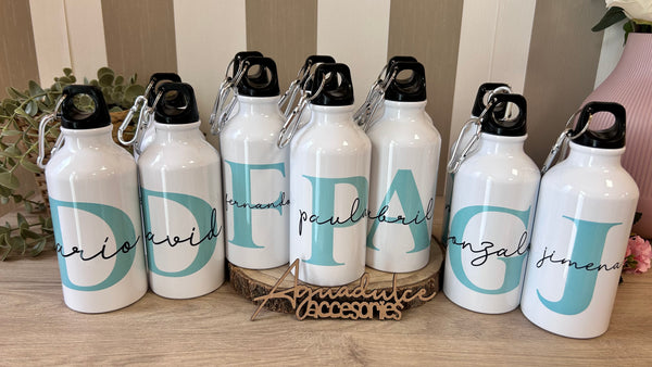 Botella de agua personalizada detalle para niño 