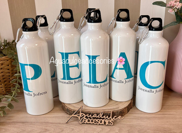 Botella de agua personalizada 800 ml (unidad )
