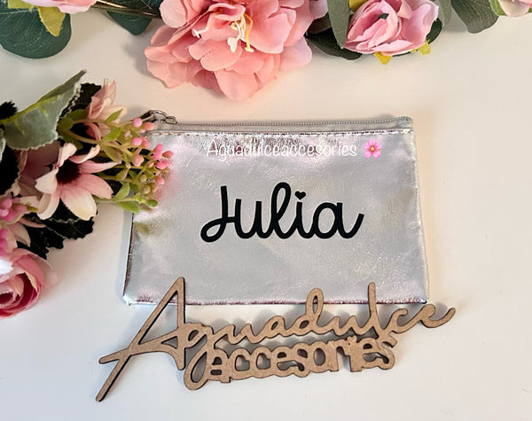 Monedero metalizado detalle para invitados