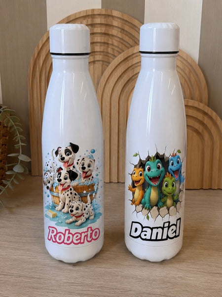 Botellas personajes para el cole