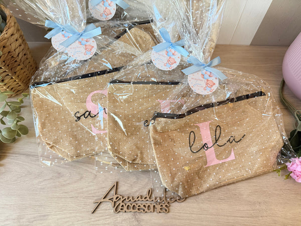 DETALLES PARA BODAS , BAUTIZO Y COMUNIONES , NECESER PERSONALIZADO 