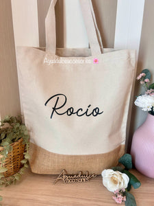 Bolsa de playa personalizada con asas