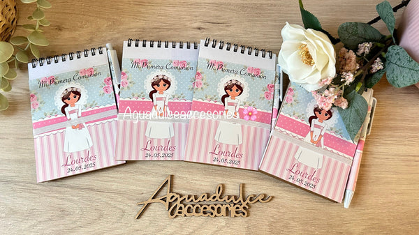 Libreta + boli  personalizados (minimo 10unidades)