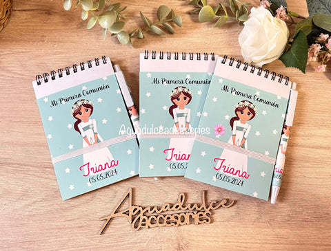 Libreta + boli  personalizados (minimo 10unidades)