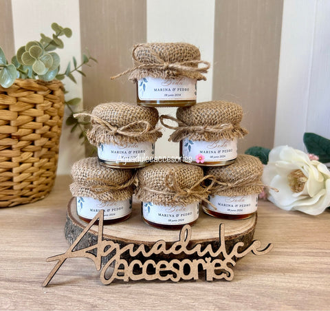 Tarro de miel personalizado (minimo 15 unidades )