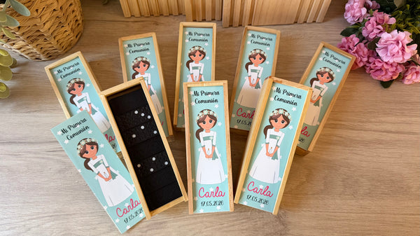Dominó Personalizado para comunión  (minimo 10 unidades)