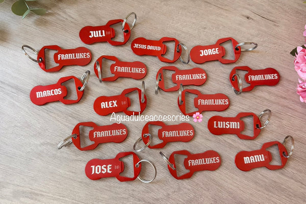 Llaveros personalizados para peñas 