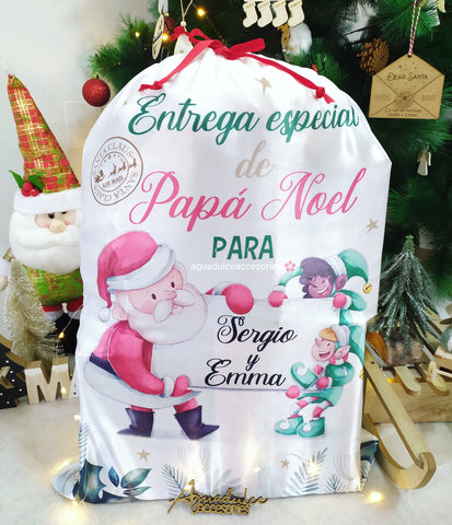 Saco Papá Noel personalizado