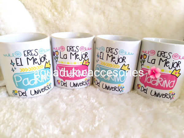 Taza padrinos personalizadas