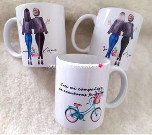 Tazas amigas ,damas y familiares Personalizadas