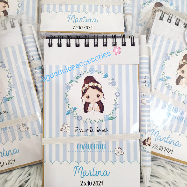 Libreta + boli  personalizados (minimo 10unidades)