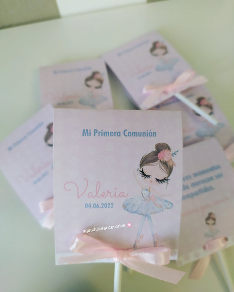 Piruletas personalizadas (minimo 20 unidades )