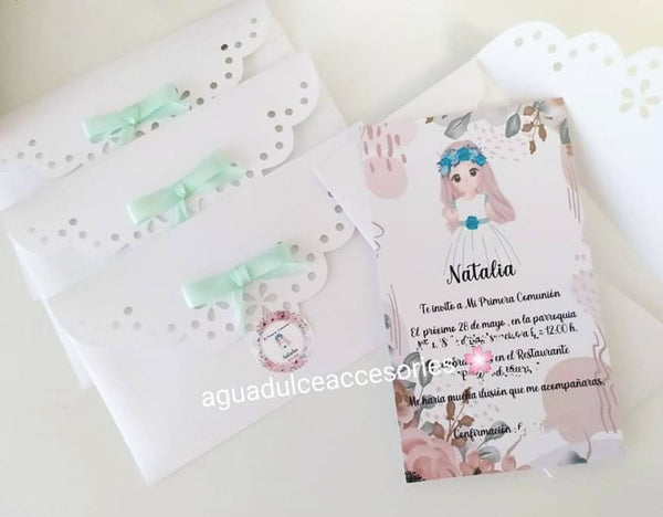 Invitaciones personalizadas ( minimo 10 unidades )