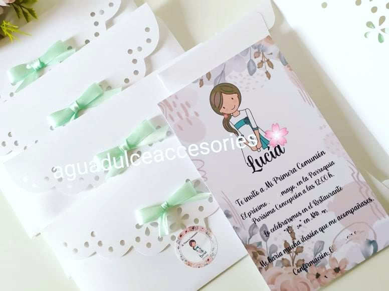 Invitaciones personalizadas ( minimo 10 unidades )