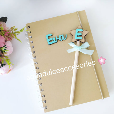 Libreta con lapiz personalizado