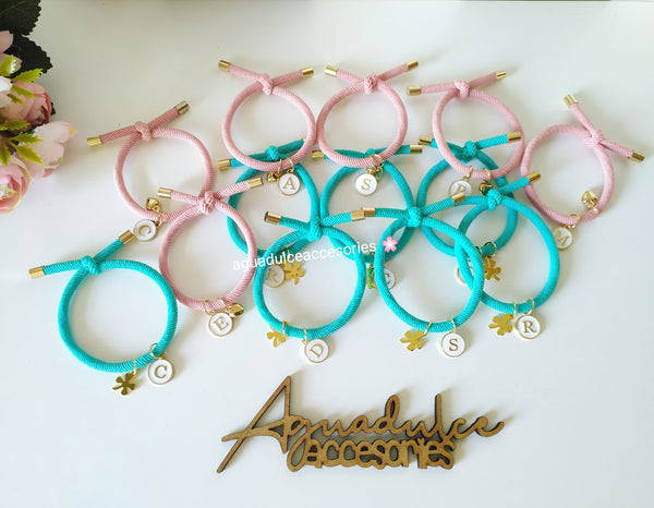 Pulsera personalizada 2 abalorios (mínimo 20 unidades de cada color )