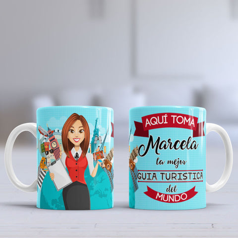 Taza personalizada Guia Turistica