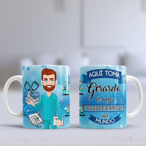 Taza personalizada Fisio hombre