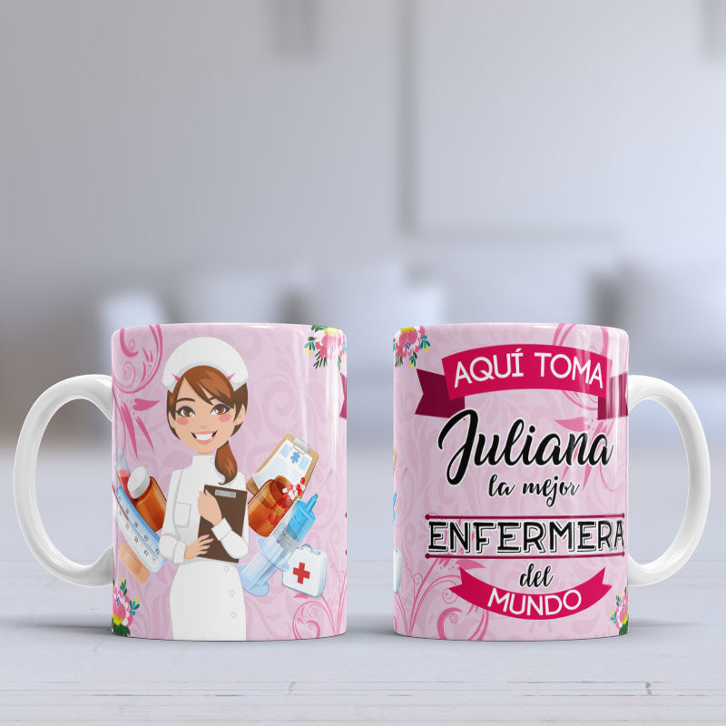 Taza personalizada Enfermera