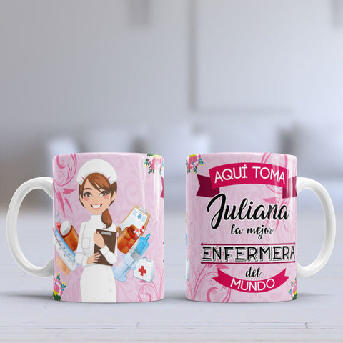 Taza personalizada Enfermera