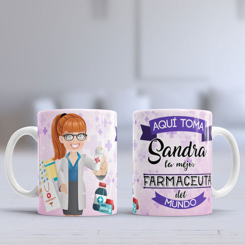 Taza personalizada Farmaceuta