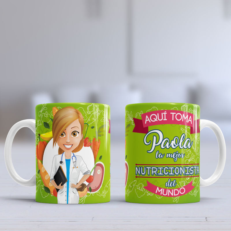 Taza personalizada Nutricionista