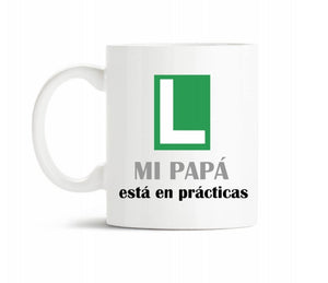 Taza " Papá en prácticas