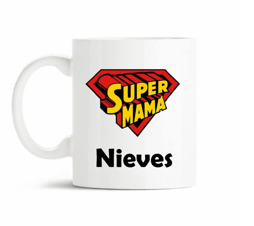 Taza personalizada "Supermamá "